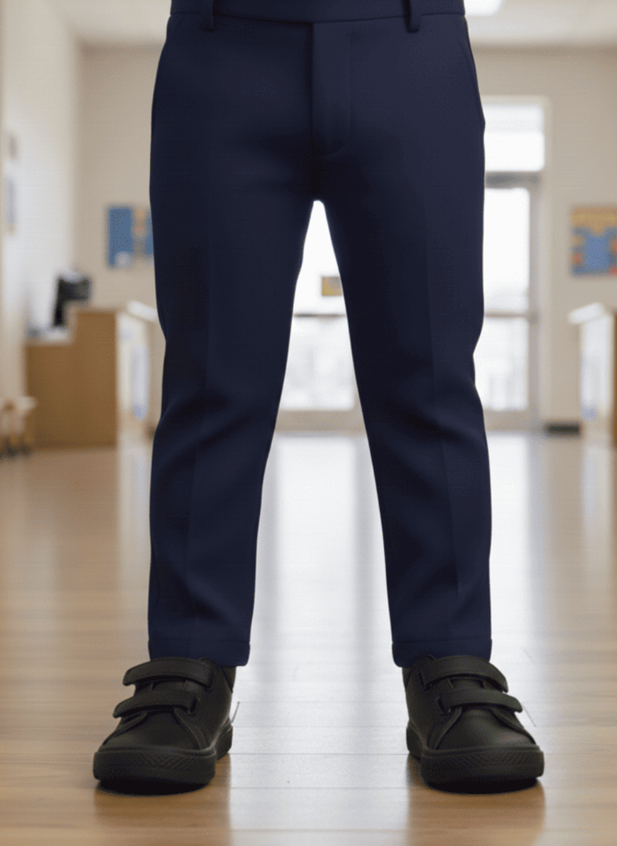 Pre Primary Navy Blue Trouser Navy Blue Full Trousers - Image 1